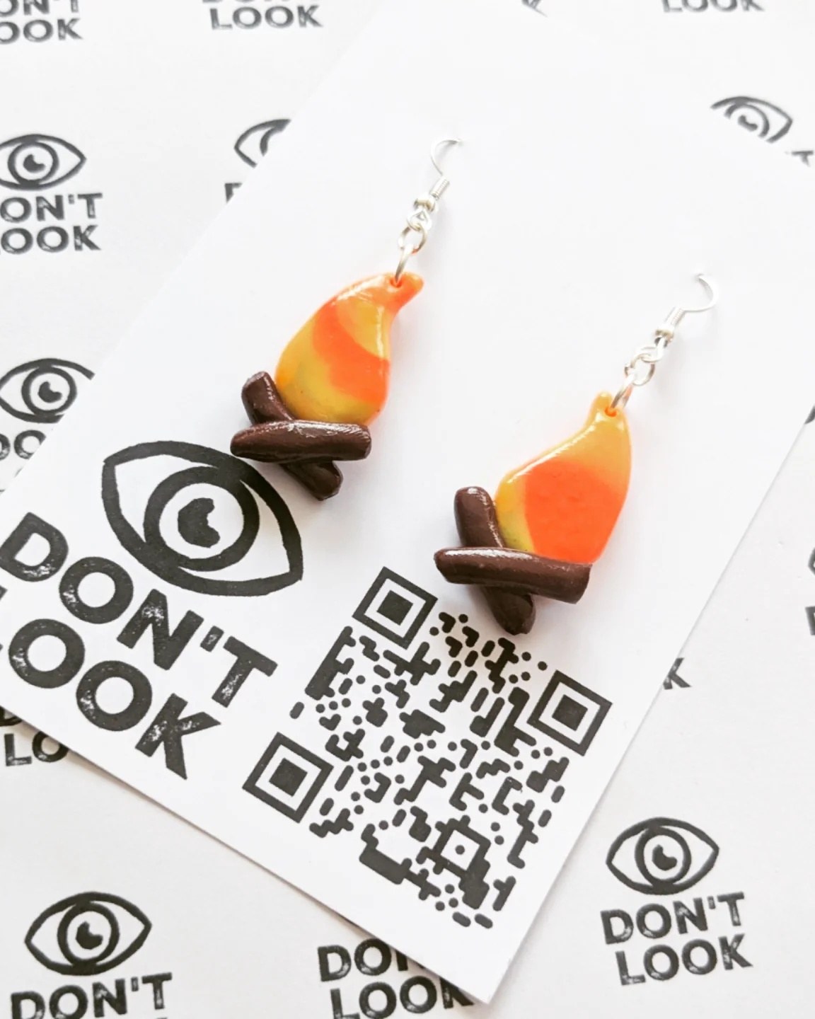 Bonfire earrings