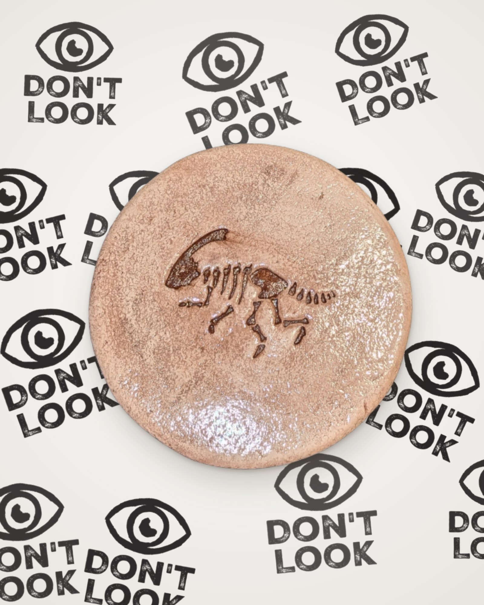 Parasaurolophus Coaster in brown